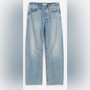 Madewell - The Curvy Darted Barrel-Leg Jean